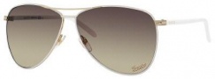 Gucci 4209/S Sunglasses Sunglasses - 0WQC Mystique White (ED Brown Gradient Lens)
