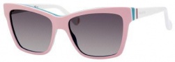 Gucci 5006/C/S Sunglasses Sunglasses - 0KPX Pink White Aqua (DX Dark Gray Shaded Lens)