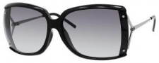 Gucci 3549/F/S Sunglasses Sunglasses - 0CVS Shiny Black (JJ Gray Gradient Lens)