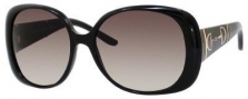 Gucci 3536/S Sunglasses Sunglasses - 05E6 Shiny Black (ED Brown Gradient Lens)
