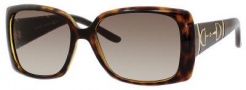 Gucci 3537/S Sunglasses Sunglasses - 05E7 Havana (HA Brown Gradient Lens)