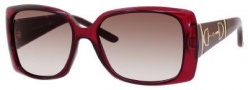 Gucci 3537/S Sunglasses Sunglasses - 0DCG Red (S2 Brown Gradient Lens)