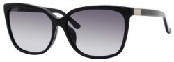 Gucci 3522/F/S Sunglasses Sunglasses - 0807 Black (JJ Gray Gradient Lens)