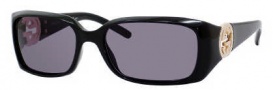 Gucci 3504/S Sunglasses Sunglasses - 0D28 Shiny Black (BN Dark Gray Lens)