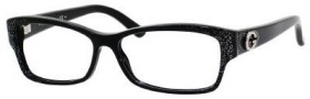 Gucci 3203 Eyeglasses Eyeglasses - 0YHO Black Glitter 
