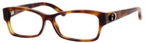 Gucci 3203 Eyeglasses Eyeglasses - 0PWT Havana Glitter