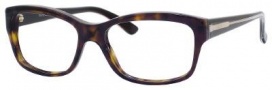 Gucci 3205 Eyeglasses Eyeglasses - 00O2 Dark Havana Olive 