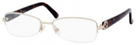 Gucci 2906 Eyeglasses Eyeglasses - 0APQ Gold Dark Havana