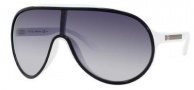 Gucci 1004/S Sunglasses Sunglasses - 0WRP Black White (JJ Gray Gradient Lens)