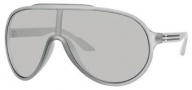 Gucci 1004/S Sunglasses Sunglasses - 0WRK Gray Semi Matte (L5 Mirror Silver Lens)