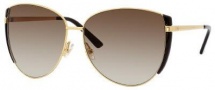 Gucci 2908/S Sunglasses Sunglasses - 0001 Yellow Gold (CC Brown Gradient Lens)