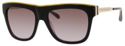 Marc by Marc Jacobs MMJ 293/S Sunglasses Sunglasses - 07V9 Black Brown White (HA Brown Gradient Lens)