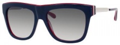 Marc by Marc Jacobs MMJ 293/S Sunglasses Sunglasses - 07V5 Blue Red White Red (JJ Gray Gradient Lens)