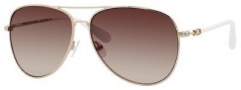Marc by Marc Jacobs MMJ 299/S Sunglasses  Sunglasses - 0DLA Gold White (02 Brown Gradient Lens)