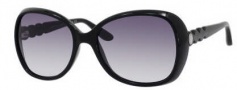 Marc by Marc Jacobs MMJ 317/S Sunglasses Sunglasses - 0D28 Shiny Black (JJ Gray Gradient Lens)