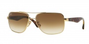 Ray-Ban RB3483 Sunglasses Sunglasses - 001/51 Arista / Crystal Brown Gradient