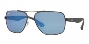 Ray-Ban RB3483 Sunglasses Sunglasses - 006/68 Black / Crystal Blue
