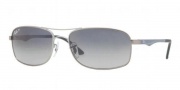 Ray-Ban RB3484 Sunglasses Sunglasses - 029/78 Matte Gunmetal / Crystal Polarized Grad. Gray