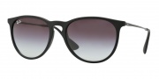 Ray-Ban RB4171 Erika Sunglasses Sunglasses - 622/8G Rubberized Black / Gray Gradient