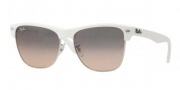 Ray-Ban RB4175 Sunglasses Sunglasses - 879/N1 Demi Shiny White / Crystal Gray Gradient Pink