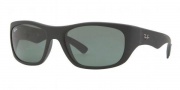 Ray-Ban RB4177 Sunglasses Sunglasses - 622 Black Rubber / Crystal Green