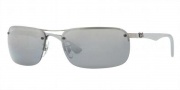 Ray-Ban RB8310 Sunglasses Sunglasses - 004/82 Shiny Gunmetal / Polarized Gray Mirror Silver Gradient