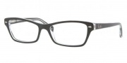 Ray Ban RX5256 Eyeglasses Eyeglasses - 2034 Top Black on Transparent