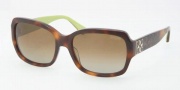 Coach HC8001 Sunglasses Emma Sunglasses - 5052T5 Tortoise / Brown Polarized Gradient
