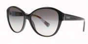 Coach HC8007 Sunglasses Abigail Sunglasses - 500211 Black / Gray Gradient