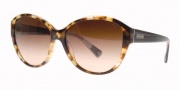 Coach HC8007 Sunglasses Abigail Sunglasses - 504513 Spotty Tortoise / Brown Gradient