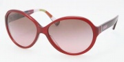 Coach HC8008 Sunglasses Alicia Sunglasses - 502914 Burgundy Brown / Gradient Pink