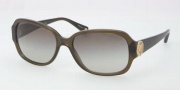Coach HC8015 Sunglasses Allie Sunglasses - 50308E Dark Olive / Green Gradient
