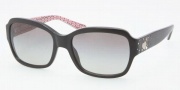 Coach HC8021B Sunglasses Ella Sunglasses - 503411 Black / Grey Gradient
