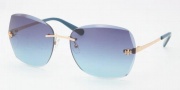 Tory Burch TY6016 Sunglasses Sunglasses - 106/4S Gold Blue / Teal
