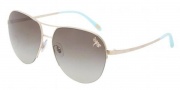 Tiffany & Co. TF3029B Sunglasses Sunglasses - 60213M Pale Gold / Green Gradient