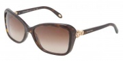 Tiffany & Co. TF4052B Sunglasses Sunglasses - 80153B Dark Havana / Brown Gradient 