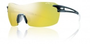 Smith Optics Pivlock V90 Max Sunglasses Sunglasses - Matte Black / Yellow Mirror