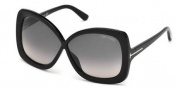 Tom Ford FT0227 Calgary Sunglasses Sunglasses - 01B Shiny Black / Gradient Smoke