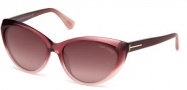 Tom Ford FT0231 Martina Sunglasses Sunglasses - 83Z Violet / Gradient Mirror Violet