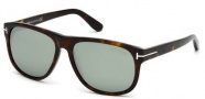 Tom Ford FT0236 Olivier Sunglasses Sunglasses - 52Q Dark Havana / Green Mirror 