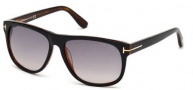 Tom Ford FT0237 Snowdon Sunglasses Sunglasses - 05B Black / Gradient Smoke