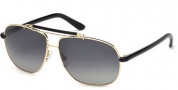 Tom Ford FT0243 Adrian Sunglasses Sunglasses - 28D Shiny Rose Gold / Smoke Polarized 