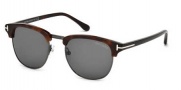 Tom Ford FT0248 Henry Sunglasses Sunglasses - 52A Dark Havana / Smoke