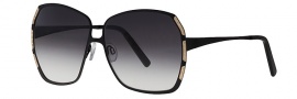Caviar 5003 Sunglasses Sunglasses - 15 White / Gold With Clear Crystal Stone (Gray Lens)