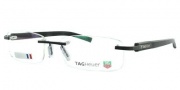 Tag Heuer Trends Rubber 8108 Eyeglasses Eyeglasses - 001 Black / Black