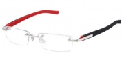 Tag Heuer Trends Rubber 8107 Eyeglasses Eyeglasses - 002 Black / Red