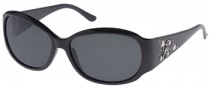 Guess GU 7036 Sunglasses Sunglasses - BLK-3: Black 