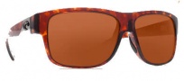Costa Del Mar Caye Sunglasses Tortoise Frame Sunglasses - Copper / 580G