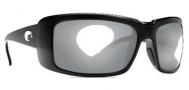 Costa Del Mar Cheeca Sunglasses Black Frame Sunglasses - Green Mirror / 580G