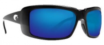Costa Del Mar Cheeca Sunglasses Black Frame Sunglasses - Blue Mirror / 400G